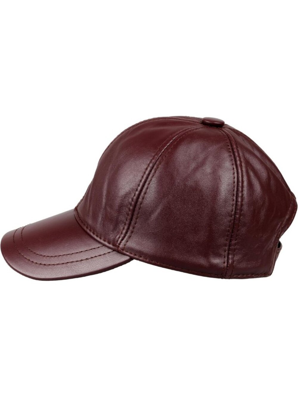Stylish Genuine Leather Unisex Baseball Cap | Trendy Adjustable Hat for All